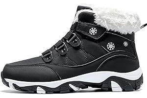VITIKE Femme Hiver Bottes de Randonnée Femme Bottes de Neige Bottes en Coton Boots Ski Femme Botte de Neige Femme