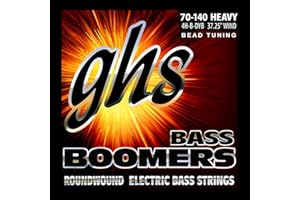 GHS STRINGS GHS 4HBDYB Heavy Electric Bass Boomer Nickel Plated Guitar Strings