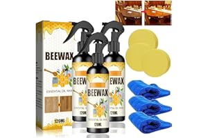 HIDRUO Natural Micro-Molecularized Beeswax Spray, Beeswax Spray Furniture Polish And Cleaner, Molecularized Beeswax Wood Cleaner Spray, Furniture Polish Spray (3PCS)