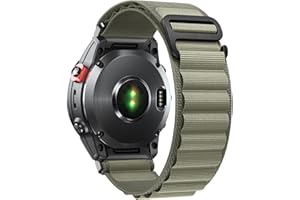 SumRioo QuickFit Pasek do zegarka Garmin Fenix 8 51 mm / 7X Pro / 6X / 5X Plus / 5X, nylonowy pasek do zegarka Garmin Fenix 3/3HR, Enduro 3/2, Epix / Tactix Delta