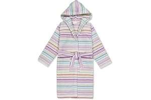 BOSKIMO KIDS - Albornoz Niños adolescentes Algodón: Niño, Infantil - 100% Algodón OEKO-TEX - 2 Bolsillos, Cinturón, Capucha, Albornoces Felpa muy suave con bordados para niños