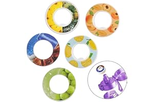 BGNXHYB Lot de 5 capsules aromatiques pour bouteille d'eau, avec parfum pour arôme d'eau, dosettes pour boire, dosettes de goût, 0 sucre et 0 calories, pour eau aromatisée (5 goûts)