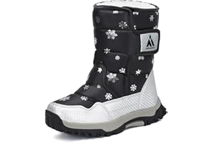 SAGUARO Bambini Ragazza Stivali da Neve Inverno Stivaletti Pelliccia Boots Impermeabile Stivali