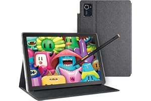 HUION Kamvas Slate 10 Tableta de Dibujo Independiente con Pantalla Laminado Completo, Tableta Gráfica FHD de 10,1" y Lápiz óptico de 4096 Niveles, Android 12, 8GB + 128GB para Artista Principiante