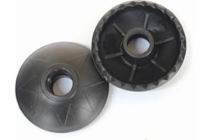 hikehobby Spare Replacement Removable plastic Trekking Snow/Mud for Hiking Poles X 2 pcs