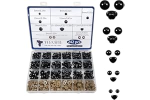 Occhi Di Sicurezza Per Amigurumi Occhi Naso Sicurezza PandaHall - Foto 8