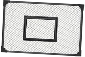 Fenteer Tank Top Cover Fish Tank Lid Protective Net Mesh Screen Self Assembly Anti Jumping Fish Net Rectangular Aquarium Lid DIY Aquarium Nets Easy to Set up Accessories (60x40cm)