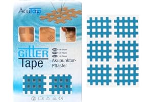 AcuTop Typ B, Gitter Tape, Blau - 120 Tapes, Akupunktur Pflaster, Gitterpflaster