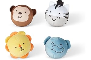 Melissa & Doug Rollables Safari Friends Infant and Toddler Toy, Developmental Toy for Toddlers, 0+, Gift for Baby Boys or Baby Girls, Multicolor