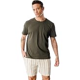 Erkek T-shirt%100 Pamuk Regular Fit Standart Kesim Bisiklet Yaka Basic Tiş&ouml;rt BASIC-T-SHIRT1