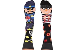 Nanushki Verrückte Lustige Socken Polizei Motiv