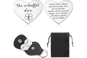 TYQOUR Glücksbringer Prüfung Mutmacher Geschenk Viel Glück Prüfung Adventskalender Füllung Frauen Weihnachtsgeschenke Kleinigkeiten Kleine Geschenke für Frau Viel Aufmunterung Geschenke Motivationsgeschenke