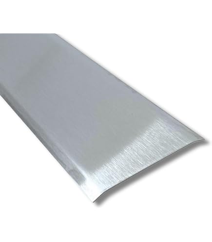 Effector Übergangsprofil Aus Alu – 180 Cm, 50x8 Mm, Silber, Für Boden-Übergänge (eloxiert, Mit Silikondichtung)