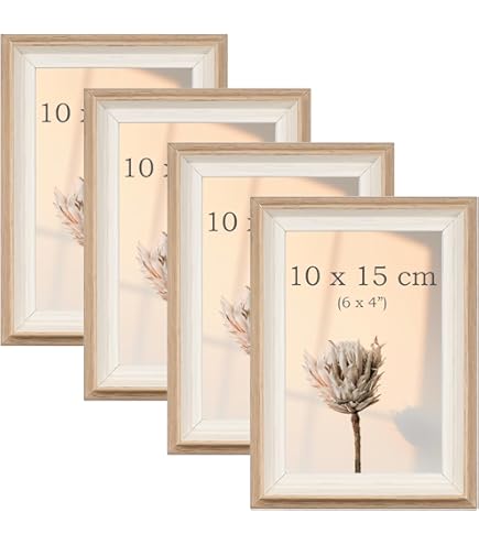 FRAMO 35 mm fotolijst 70 x 106 cm | lichtblauw wazig | handgemaakte MDF-houten lijst met onbreekbaar kunstglas en robuuste MDF-achterwand