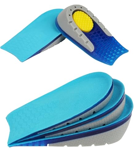 Verstelbare orthopedische hiellift voor hielpijn en beenlengteverschillen, Bruin, Medium (Pack of 2