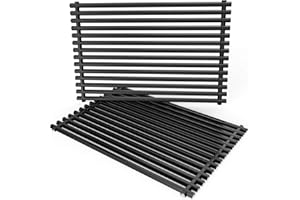 Onlyfire Grillrost für Weber Genesis 300 Serie, Porzellan Emaillierter Stahl Grillroste Ersatzteile für Weber Genesis E/S/SP 310 320 330 Gasgrill (2007-2016), Ersatz für Weber 7524/7528, 49,5x32cm