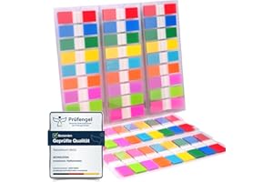 Marque Page Adhesif,moinkerin 900 Pièces Sticky Notes Couleur Feuillets Autocollants Index Tabs PET Multicolore pour les Signets, l'étude, le Bureau
