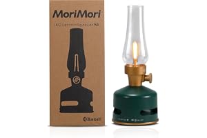 MoriMori designlampa med högtalare – (basil-mossa)