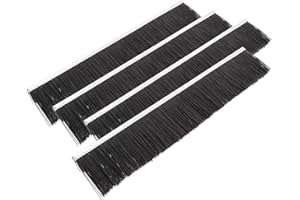 Wiltec Spazzole di ricambio 50 cm per spazzatrice da prato da 95 cm 4 pezzi Trattorino tosaerba