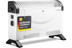 THOTEC Convector Tch 19 E, 2000 W, Threstat, AntiHeiLew, Laptop, Laptop, makamuri kusvika 24 M² / 60 m³, chena