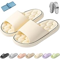 Hausschuhe Damen Sommer Offen - Badelatschen Schnelltrocknend, Rutschfeste Sohle