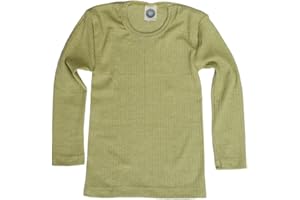 Cosilana, Kinder Unterhemd Langarm, 45% KBA Baumwolle, 35% kbT Wolle, 20% Seide