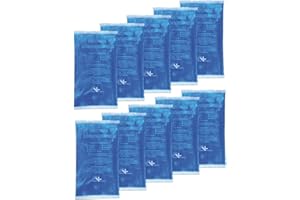 ‎KK KK Kalt-Warm Kompresse 9 × 16 cm – 10er-Pack Wiederverwendbare Therapie-Kompressen für Kälte- & Wärmeanwendungen bei Prellungen, Verstauchungen, Gelenk- & Zahnschmerzen, Rücken, Schulter
