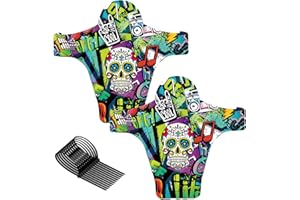 LEOEASIY 2 Piezas Guardabarros MTB,Guardabarros Bicicleta, Guardabarros Bicicleta de Montaña Fácil de Instalar,a Prueba de Salpicaduras de Barro y Agua,Paseo Limpio