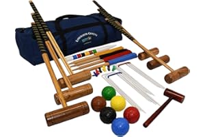 Garden Games Ensemble De Croquet Longworth À Six Joueurs dans Un Sac De Luxe - Ensemble Adulte De Taille Complète