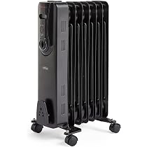 VonHaus Oil Filled Radiator 7 Fin, Electric Heater for Home Office, Oil  Radiator Warms Any Room Quickly u0026 Efficiently, Thermostatically Controlled  1.5kw Oil Heater for Maximum Warmth, 2 Year Warranty : Amazon.co.uk:
