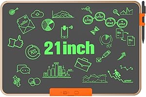 ‎GIGART GIGART LCD Schreibtafel, 21 Zoll LCD Schreibtablett mit abschließbar löschen, LCD Zaubertafel Kinderspielzeug Jungen Mädchen Erwachsene Geschenke für Zuhause Arbeit Leben Schule