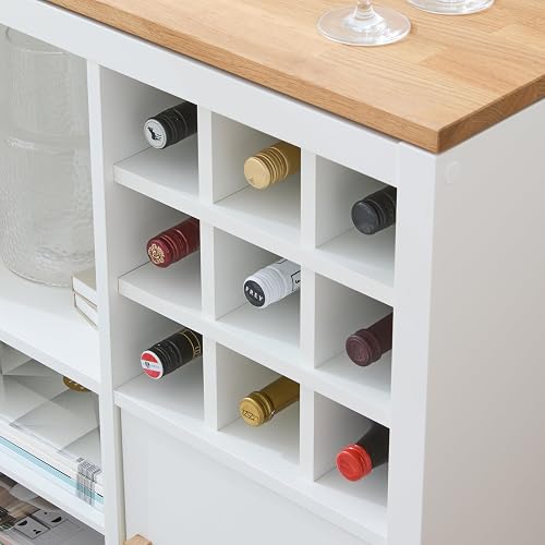 IKEA Kallax Einsatz für 9 Flaschen