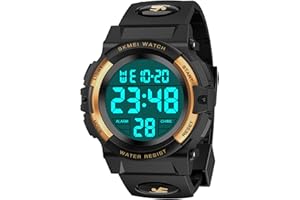 Dislocati Mehrstil LED wasserdichte Digitaluhr Wecker für Kinder - Geschenke & Spielzeug Kinder