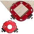 Radius Jig Router Templates, Aluminum Alloy Round Corner Radius Templates Woodworking Router Arc Cutting Auxiliary Tool DIY Template R10 R15 R20 R25 R30 R35 R40 R50