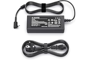 BIUBOTY 65W Cargador Acer portatil Compatible con Acer Aspire 3 5 S7, Swift 3 SF314-51 SF314-52 Swift 1, Chromebook C720 C740 CB3 C810 CB5 AC Adaptador (3.0 * 1.1mm)