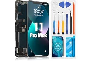 ARSSLY für iPhone 11 PRO Max Display Display - 6,5 Zoll LCD Display Digitizer Touch Screen Frame für iPhone 11 Pro Max mit Reparaturwerkzeugen Schwarz Kompatibel mit Modell A2161 A2220 A2218