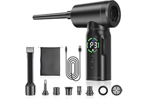 Kotsy Souffleur pc avec écran LCD 3 Vitesses 50000tr/min Souffleur Air Comprimé 7500 mAh Batterie, Souffleur Dépoussiérant pour Électronique, Nettoyage à Domicile
