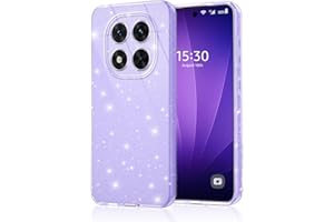 Keteen Handyhülle für Xiaomi Redmi Note 14 Pro 5G Hülle, Glitzer Weich TPU Silikon Case für Mädchen Ultra Dünn Kameraschutz Stoßfest Schutzhülle für Redmi Note 14 Pro 5G, Lila