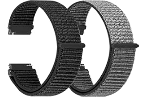 TumCez 18mm 19mm 20mm 22mm 24mm Cinturino per Uomo Donna,Regolabile Sgancio Rapido Cinturini Orologio in Nylon per Samsung/Garmin/Fossil/Amazfit/Huawei Orologio