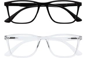 OPULIZE NYX Occhiali luce blu donna e uomo - Occhiali per computer Antibagliore Protezione UV - Rettangolare