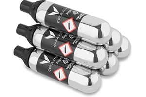 Coravin Capsule in Acciaio Inossidabile con Gas Argon | da Utilizzare con i Sistemi di Conservazione del Vino Capsula Conserva Fino a 15 Bicchieri, Confezione da 6