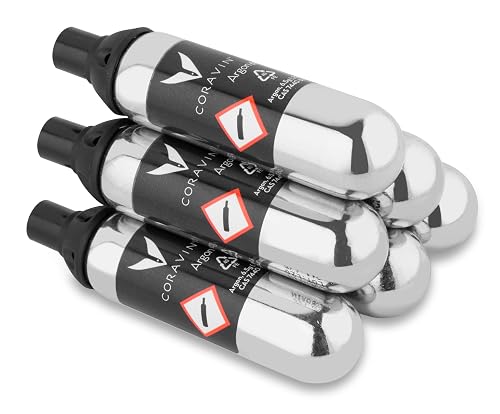 Coravin Argon-Gaskapseln aus Edelstahl