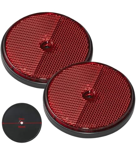 Hella Rückstrahler 8RA 002 020-001 - Dreieckig, Rot, Für Kfz-Montage Hinten