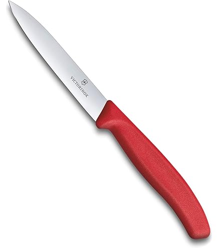 Épluche-légumes Victorinox Double Tranchant - Manche Rouge, Lame Inox, Ultra-efficace