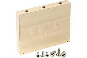 Musiclily Ultra 40mm Mässing Tremolo Block för Elgitarr Gotoh GE1996T Floyd Rose Locking Tremolo