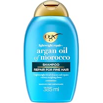 OGX Weightless Hydration Argan Oil of Morocco Shampoo for fine ...