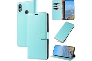 KKEIKO Funda para Huawei P20 Lite, Billetera Carcasa de PU Cuero, Anti Golpes Magnético Funda con Stand Function para Huawei P20 Lite, Verde