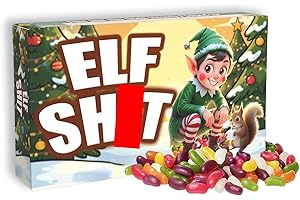 ATCOTAB Elf Poo Funny Gift For Office Worker Funny Secret Santa Gift Adult Joke Prank Christmas Sweets Friends Brother Dad Jelly Beans