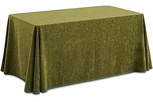 LANOVENANUBE Ropa o Falda Camilla, Enaguilla Rectangular de Tejido Chenilla, Medida 70x120 cm, Color Verde Botella. Mantiene el Calor. Aspecto Aterciopelado y Tacto Muy Suave.