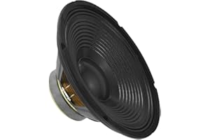MONACOR SP-302PA Universal 100 Watt Rated 8 Ohm Impedance Bass Speaker - Black